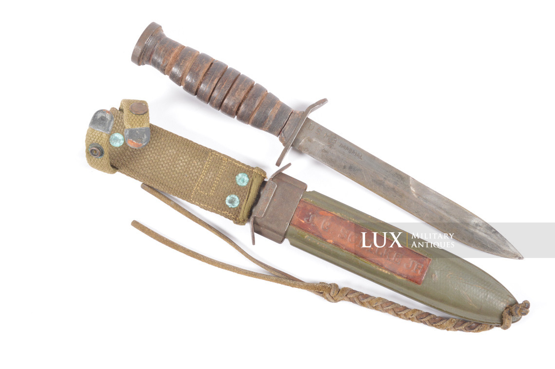 USM3 trench knife & personalized USM8 scabbard, « IMPERIAL » - photo 4