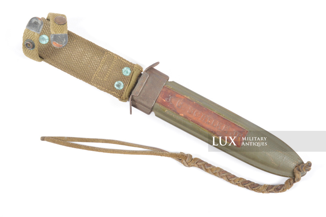 USM3 trench knife & personalized USM8 scabbard, « IMPERIAL » - photo 16