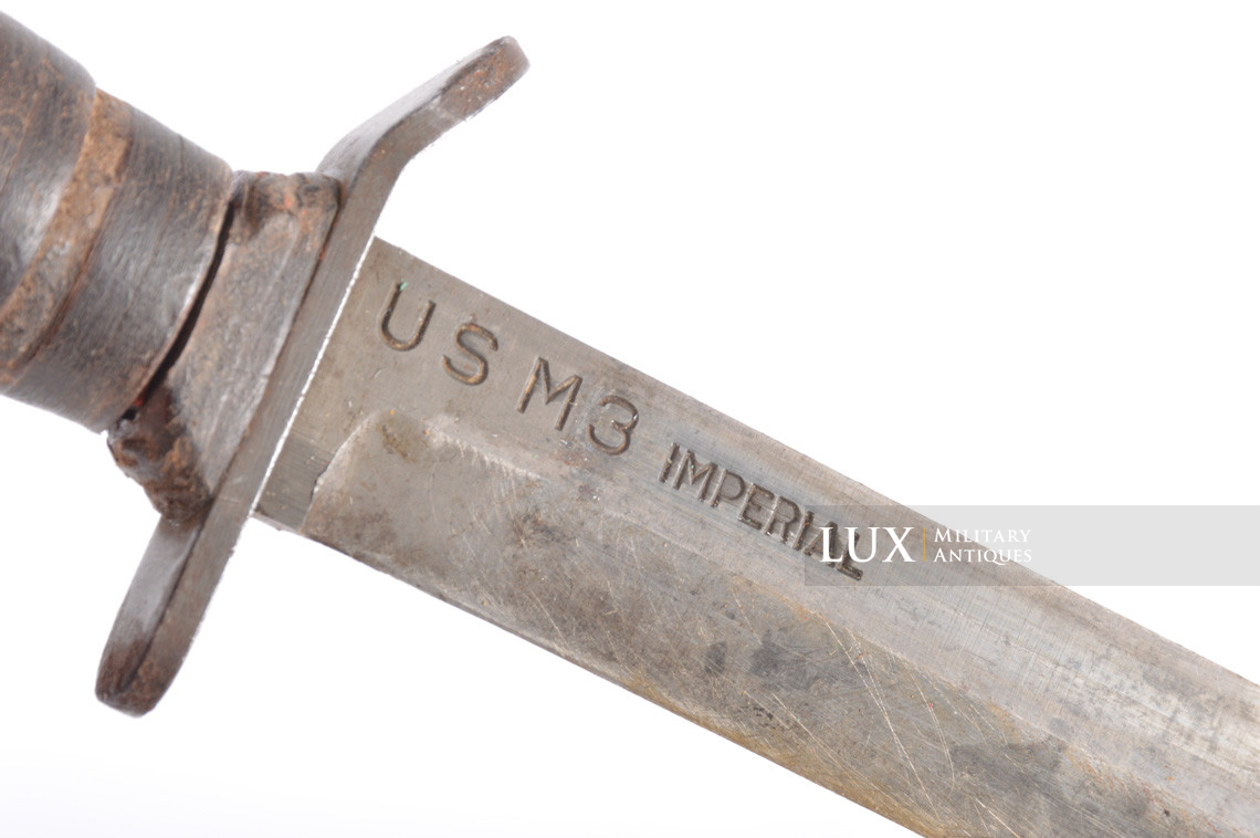 USM3 trench knife & personalized USM8 scabbard, « IMPERIAL » - photo 11
