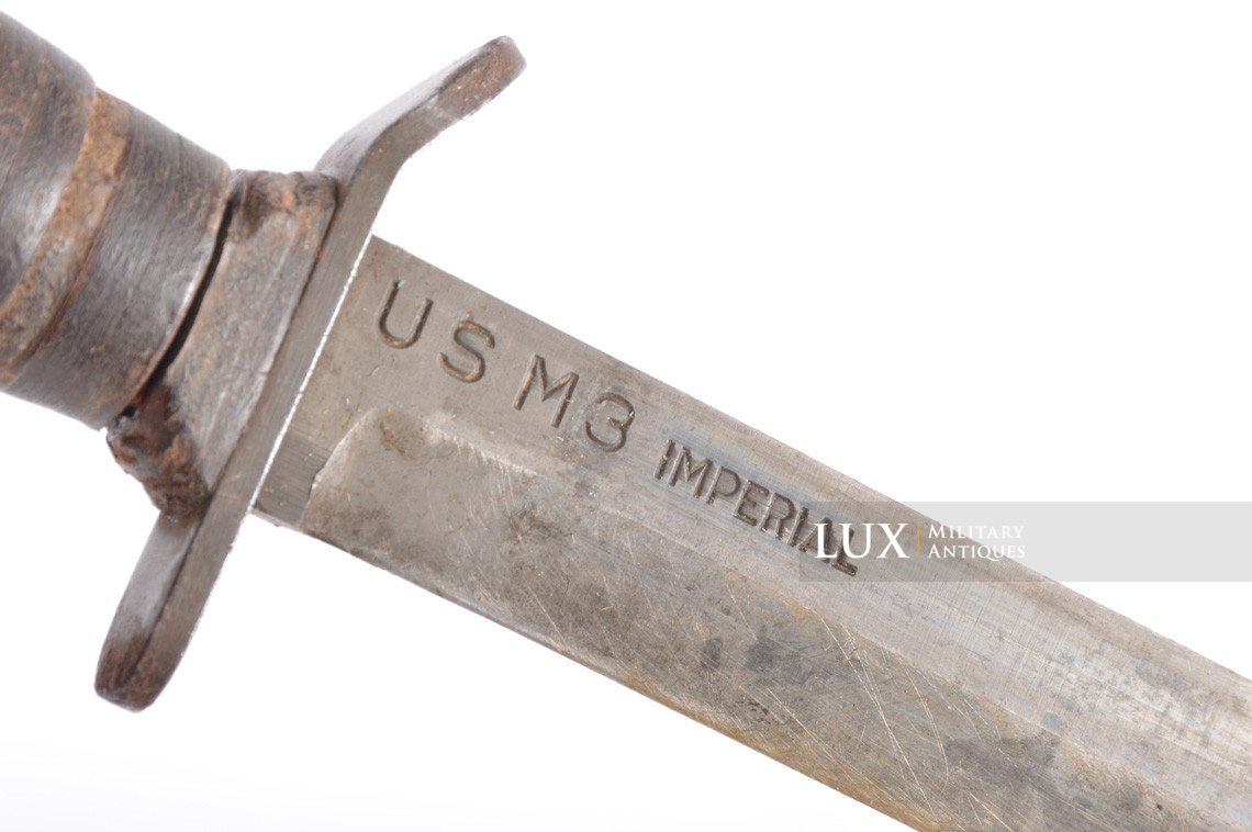 USM3 trench knife & personalized USM8 scabbard, « IMPERIAL » - photo 11