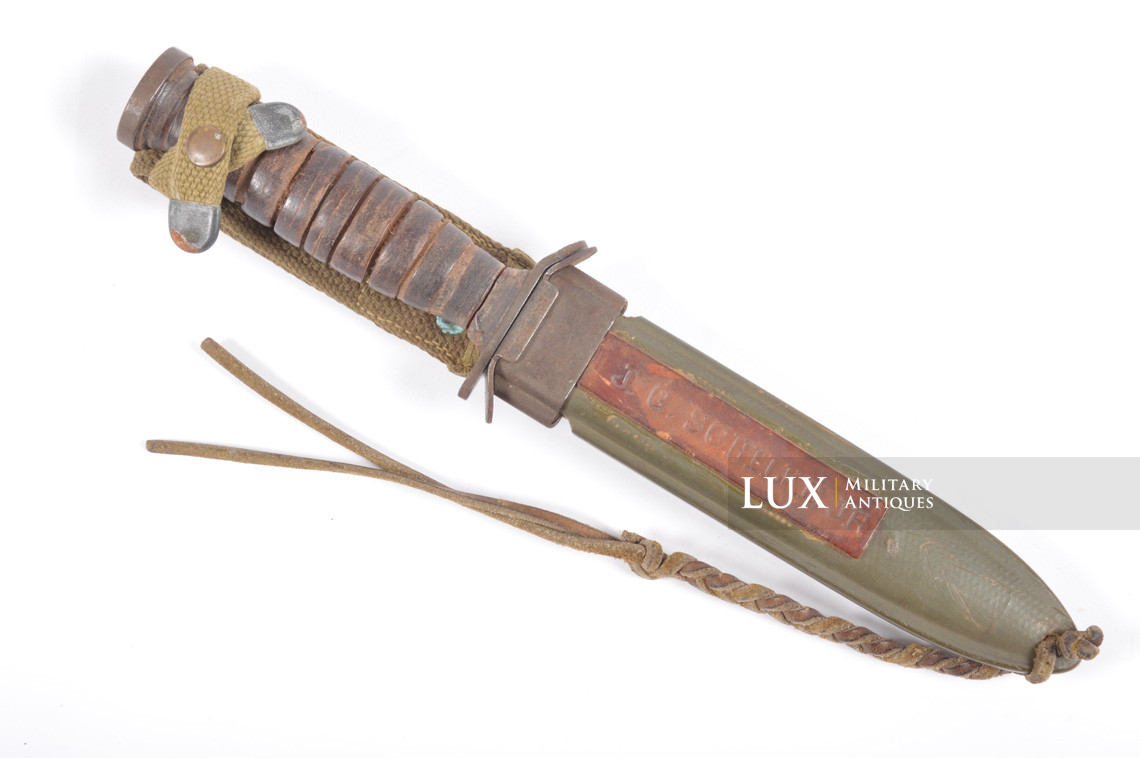 USM3 trench knife & personalized USM8 scabbard, « IMPERIAL » - photo 8