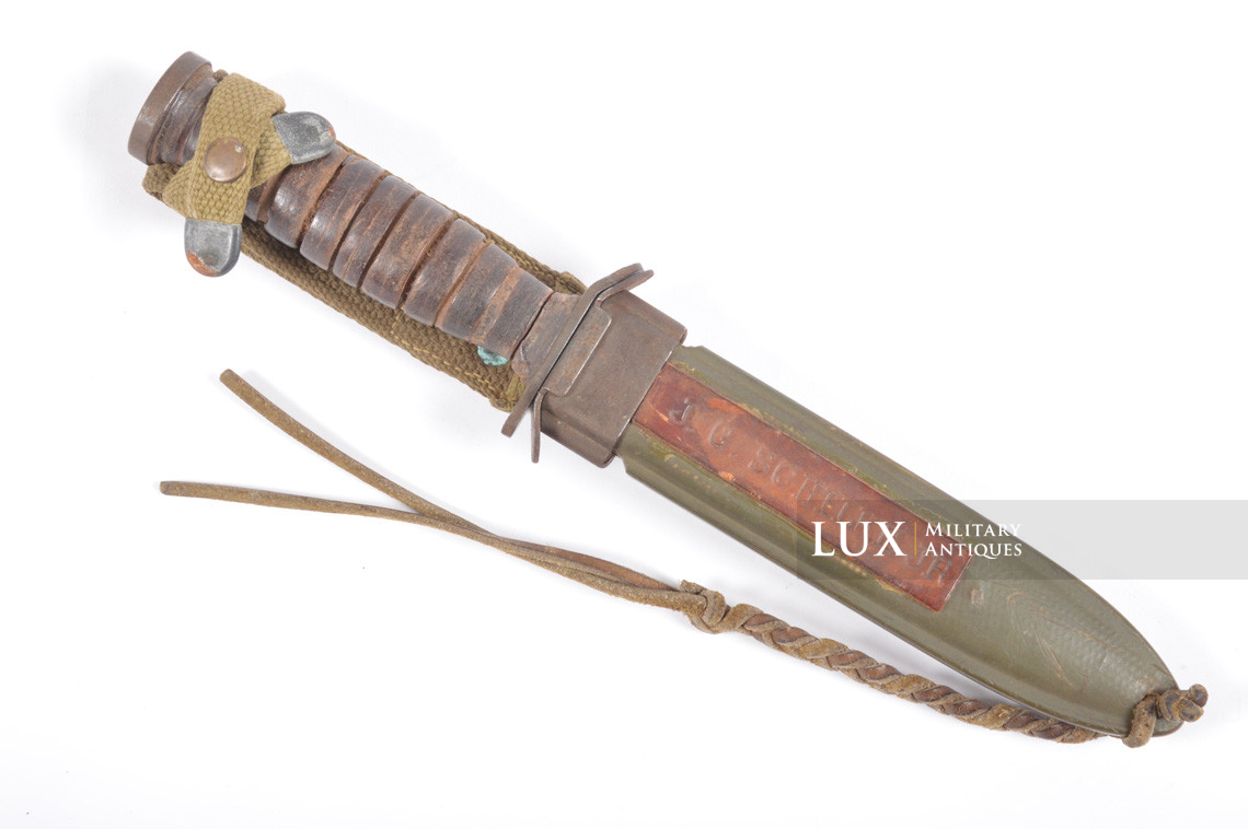 USM3 trench knife & personalized USM8 scabbard, « IMPERIAL » - photo 7
