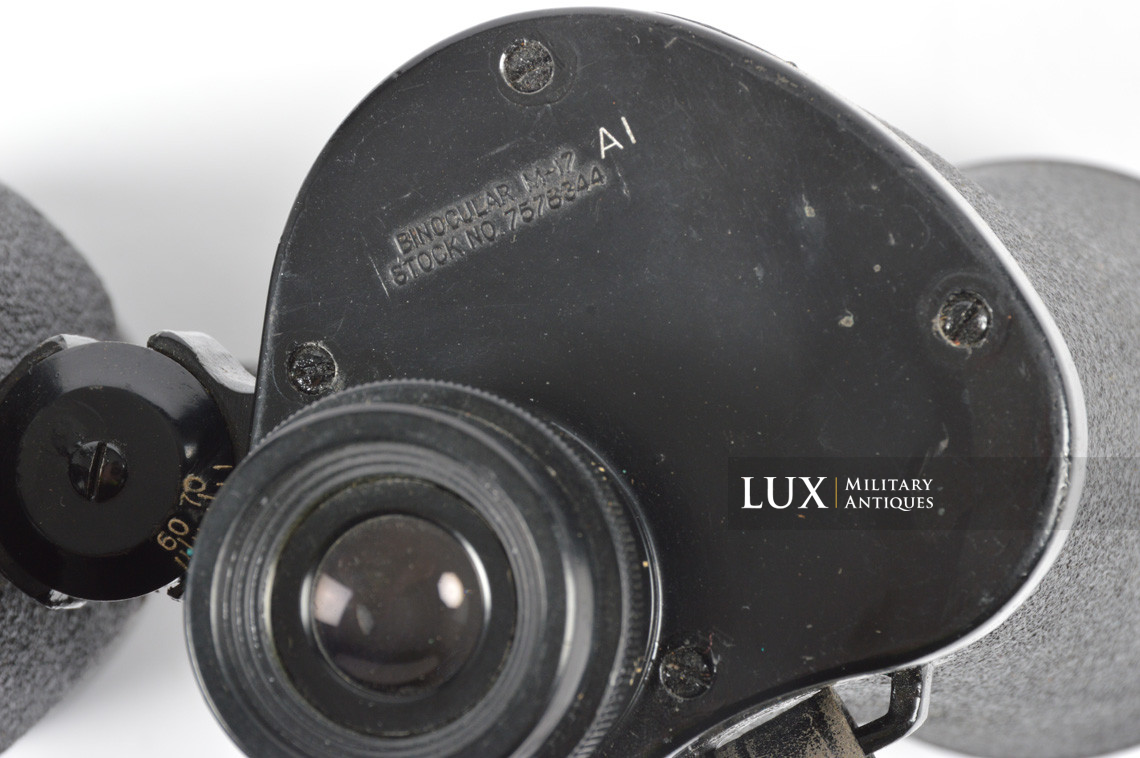 Jumelles US Army M17 « 7x50 » avec étui en cuir, « état neuf » - photo 11