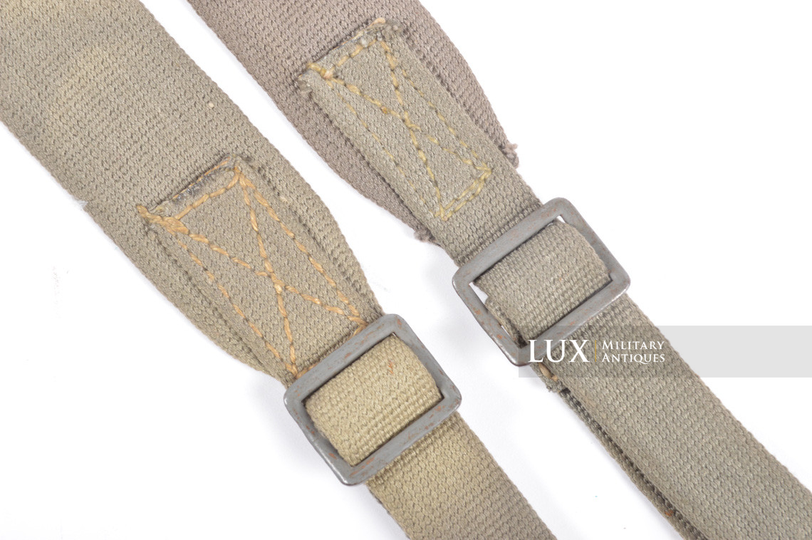 Rare set of late-war carry straps for the « s.f. 14z Scherenfernrohr » carry case, « all web » - photo 10