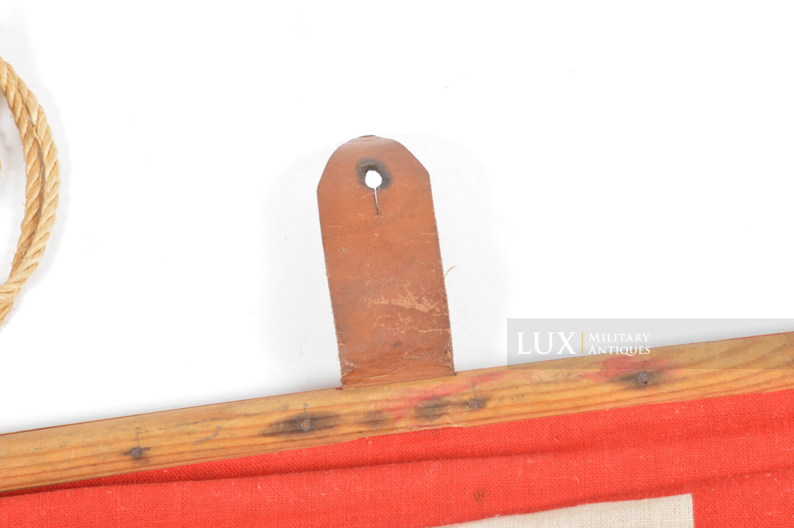 Drapeau allemand indiquant l'emplacement d’un poste de communication radio, « 1940 » - photo 8