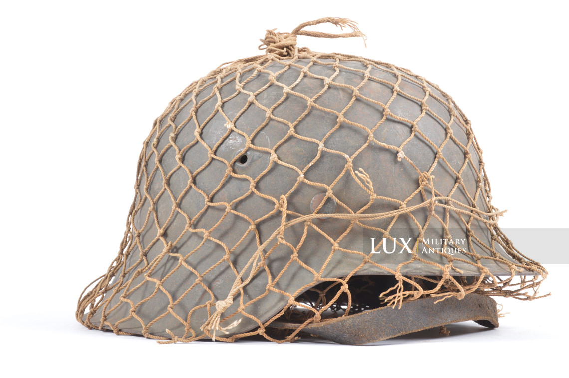 M42 German Heer / Waffen-SS netted combat helmet, « untouched / as-found » - photo 9