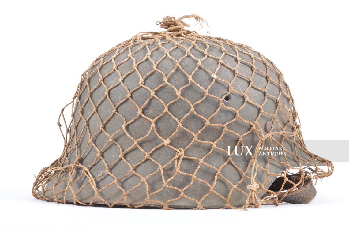 M42 German Heer / Waffen-SS netted combat helmet, « untouched / as-found » - photo 10