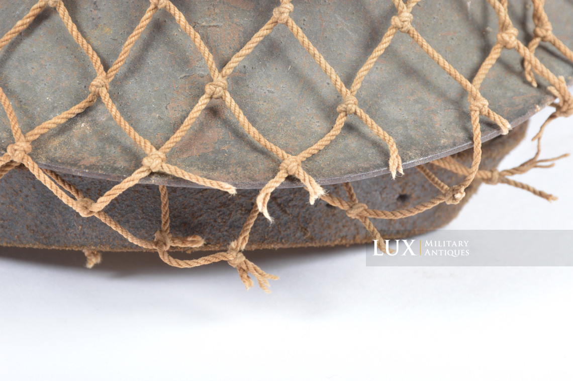M42 German Heer / Waffen-SS netted combat helmet, « untouched / as-found » - photo 23