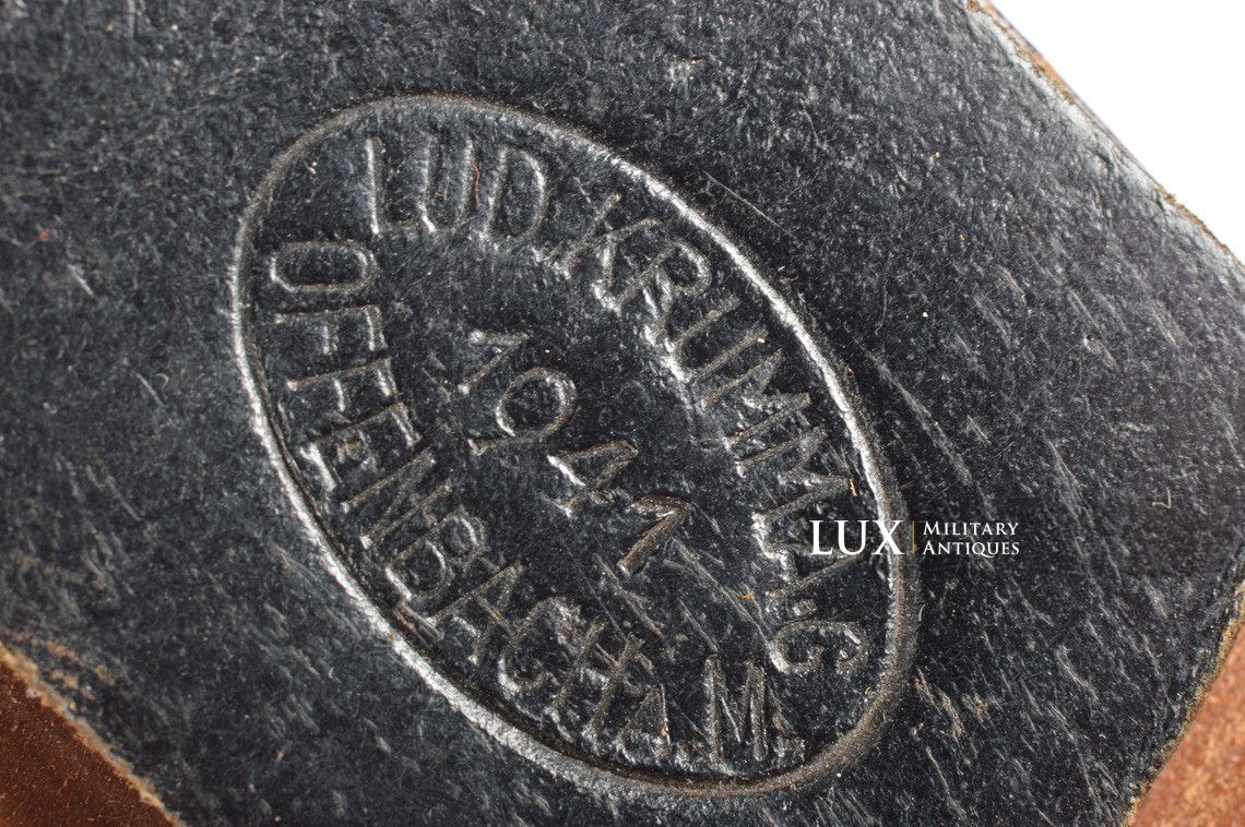 Cuir de ceinturon allemand Luftwaffe début de guerre, « 1941 » - photo 12