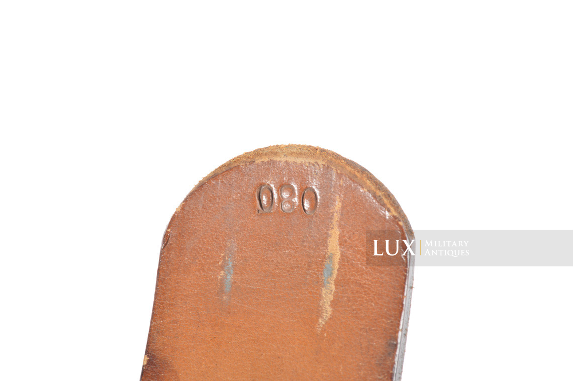 German Luftwaffe combat service leather belt, « 1941 » - photo 15