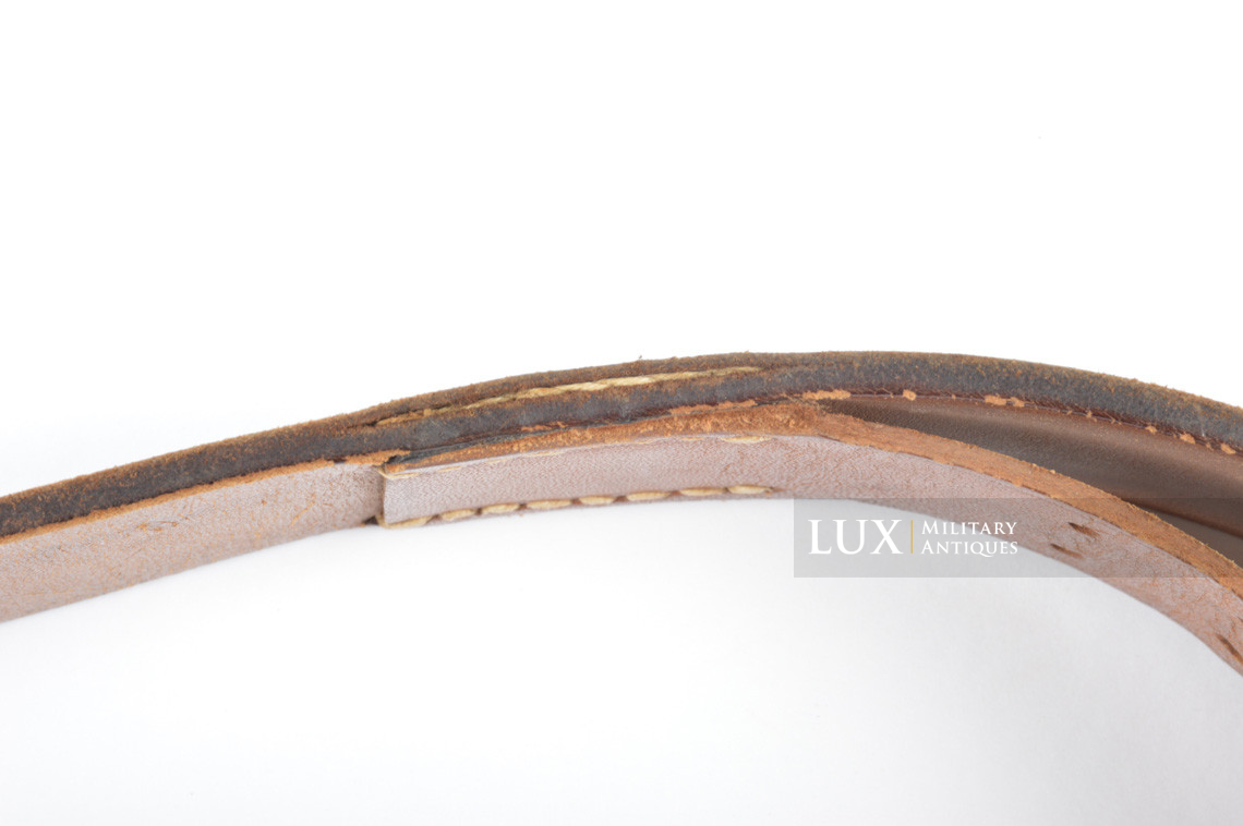 German Luftwaffe combat service leather belt, « 1941 » - photo 16