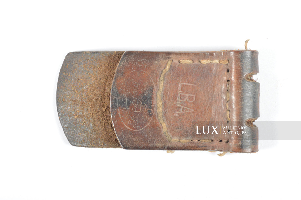 German Luftwaffe belt buckle leather tab, « L.B.A. 1939 » - photo 4