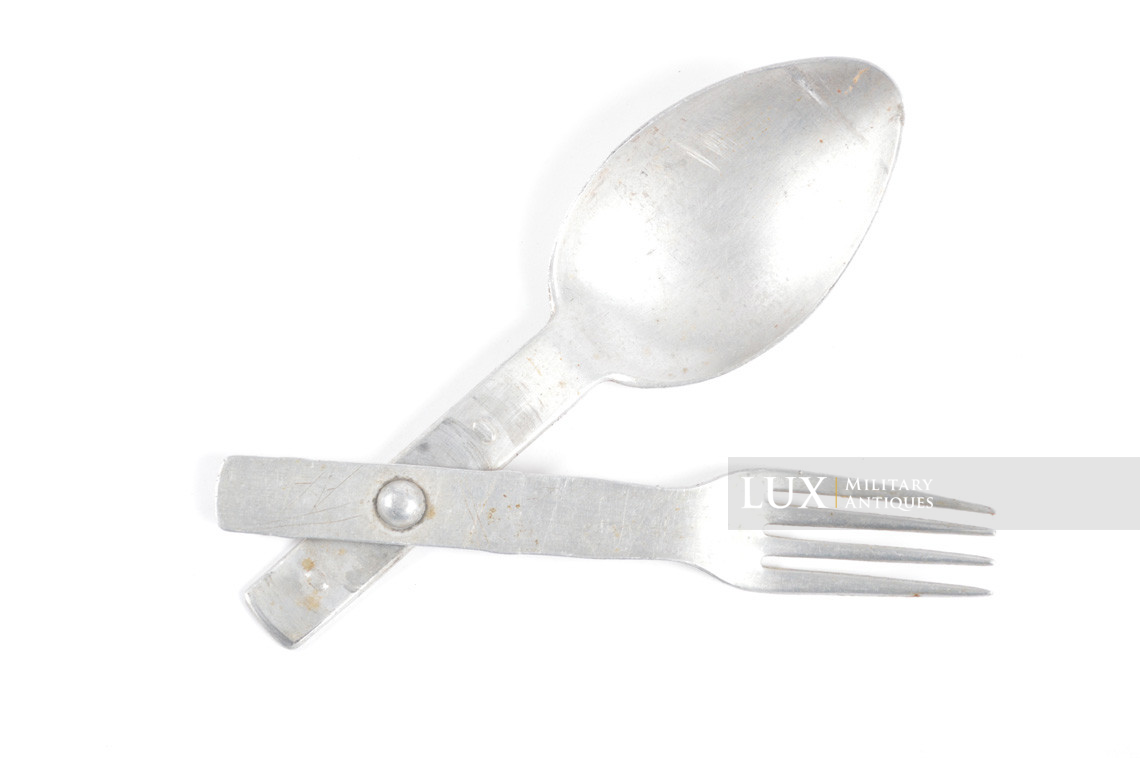 German field spoon/fork combo cutlery set, « HMZ39 » - photo 4