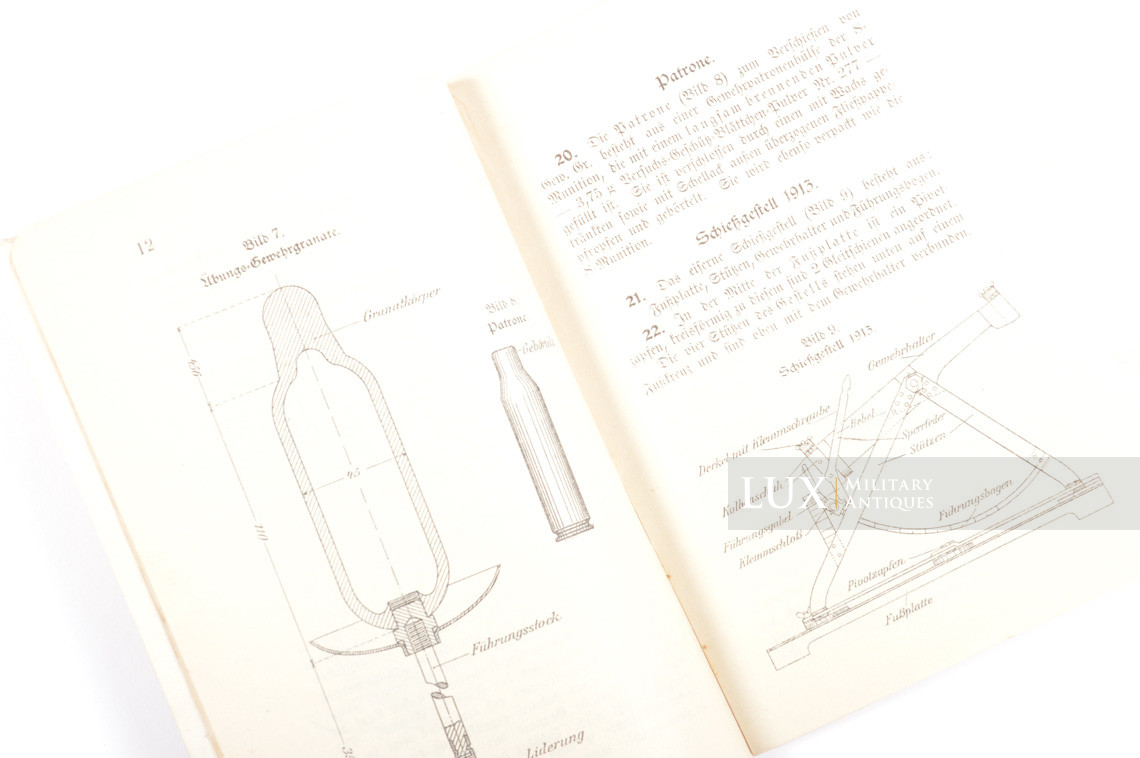 WW1 German rifle & hand grenades training booklet - photo 11