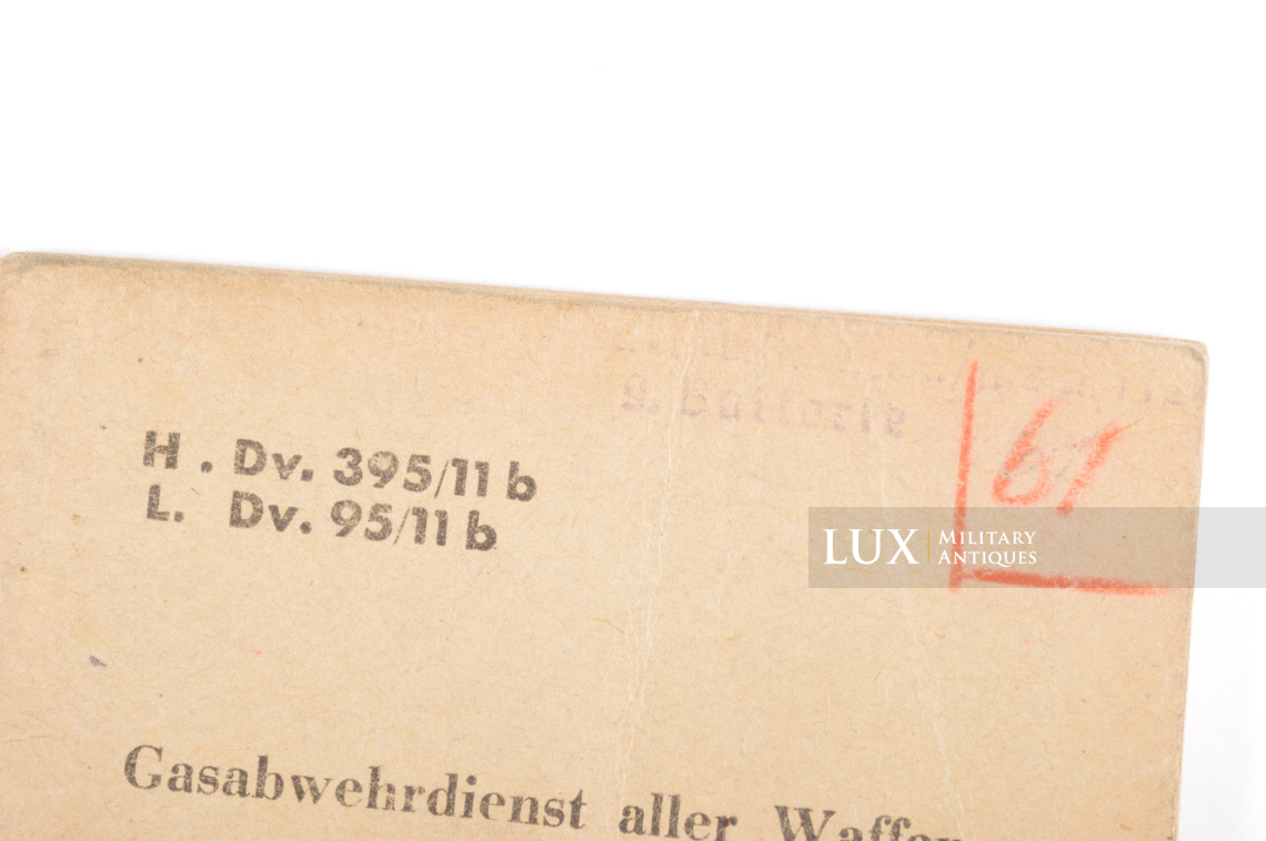 German Weapons Decontamination Instruction Manual, « Gasabwehrdienst aller waffen » - photo 8