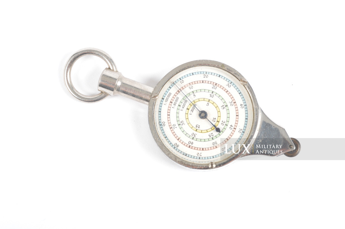 Accessoire allemand de mesure de distance sur carte, « Kurvenmesser » - photo 9