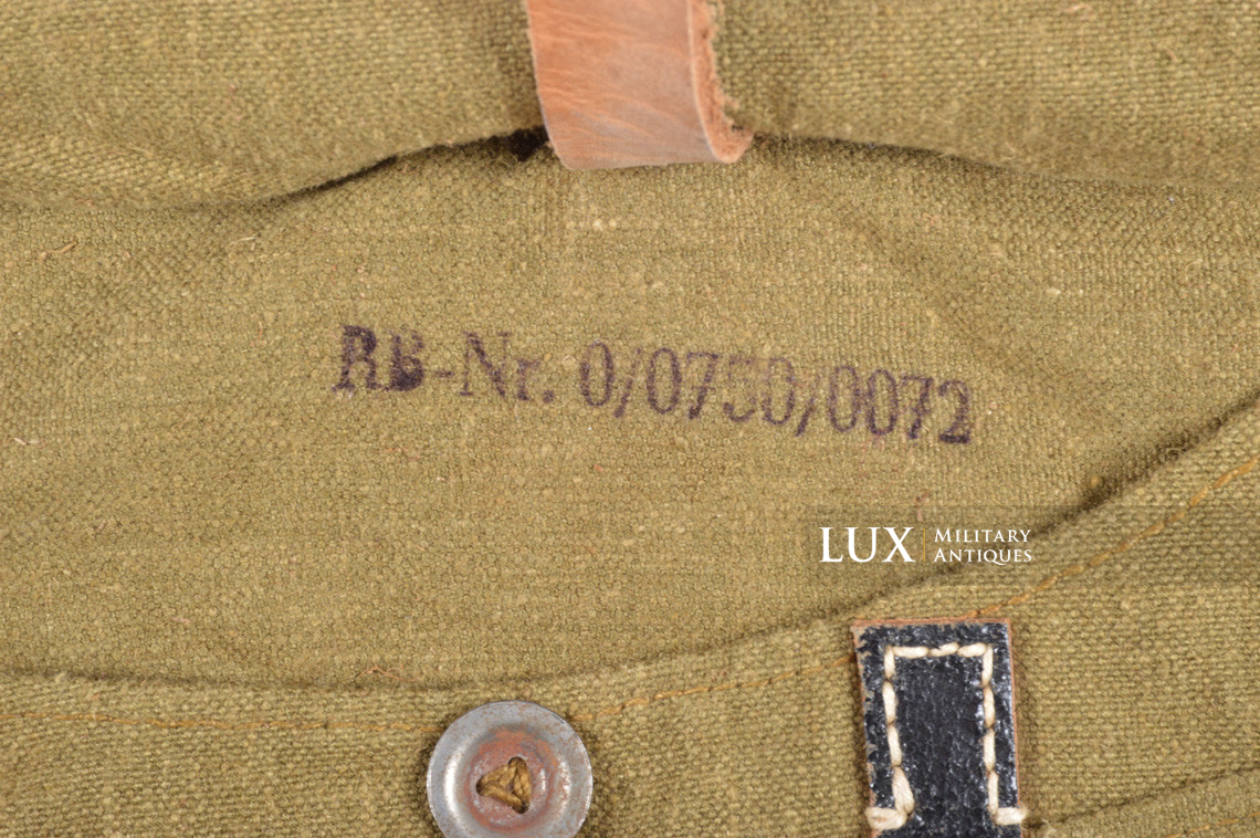 Sac à pain M44 Heer / Waffen-SS, « RBNr » - photo 14