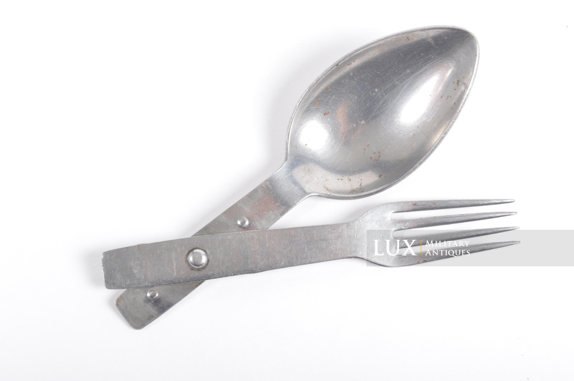 German field spoon/fork combo cutlery set, « LGK&F 40 » - photo 4