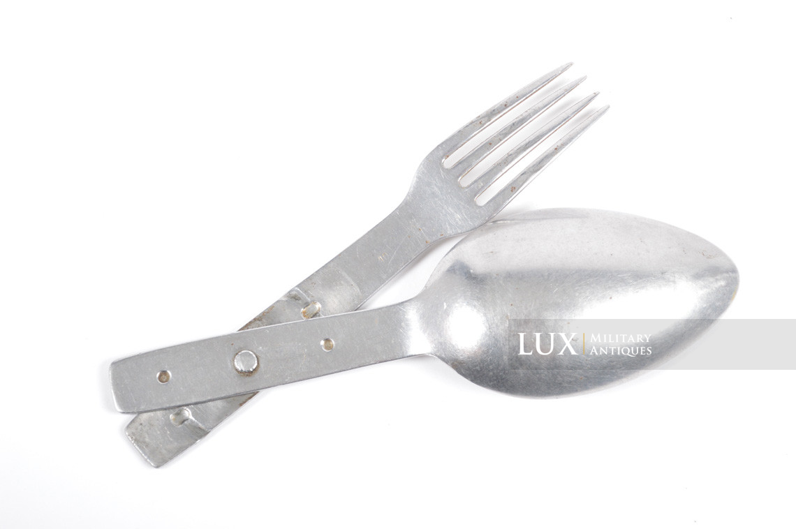 German field spoon/fork combo cutlery set, « LGK&F 40 » - photo 8