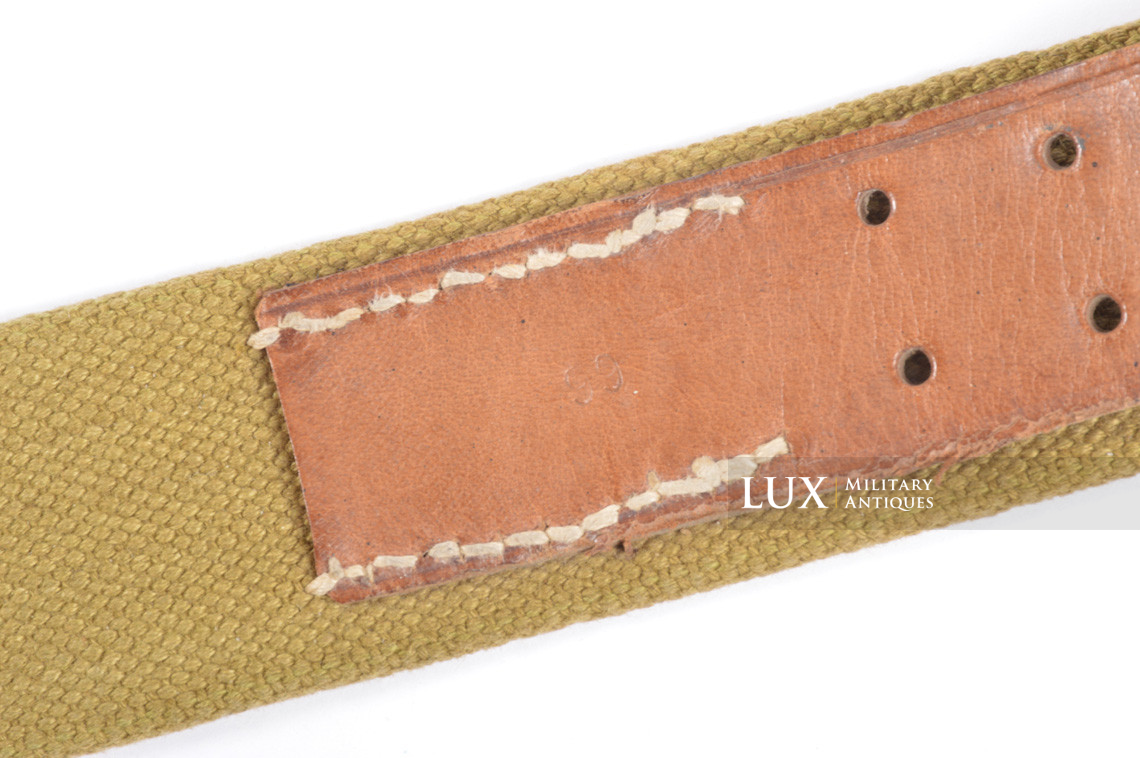 Unissued German Heer / Luftwaffe Tropical EM's combat web belt, « RBNr » - photo 14