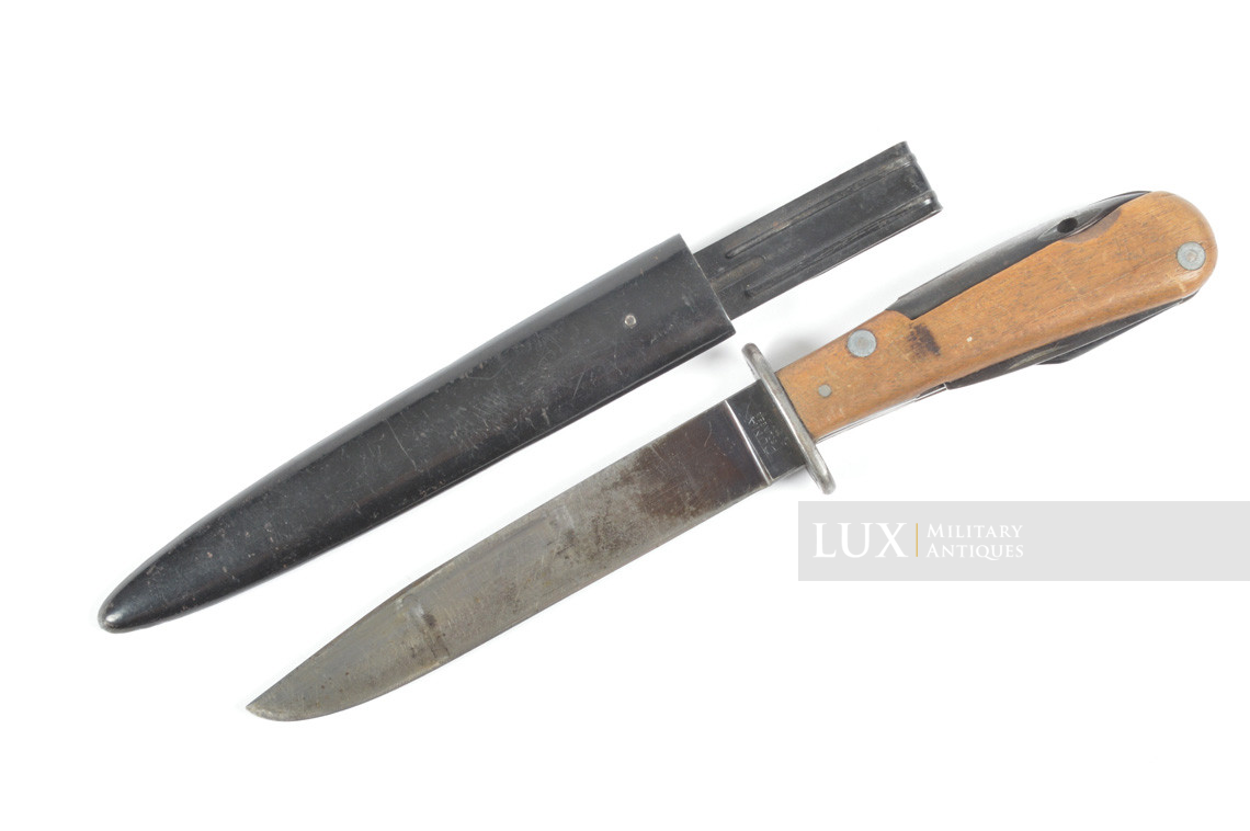 Rare couteau de combat allemand Heer / Waffen-SS multi-outils, « PUMA » - photo 9