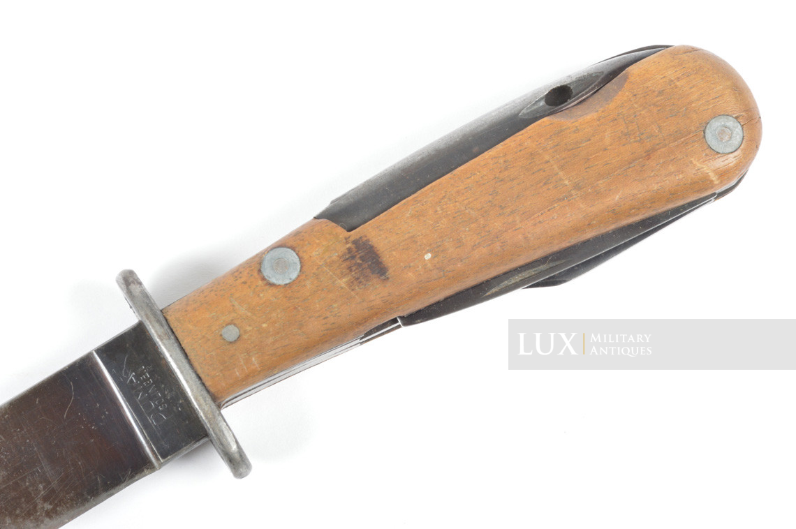 Rare couteau de combat allemand Heer / Waffen-SS multi-outils, « PUMA » - photo 11
