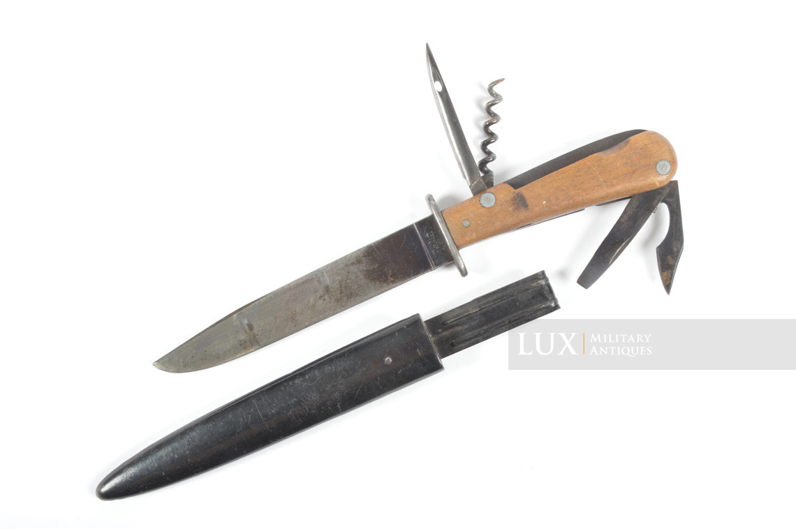 Rare couteau de combat allemand Heer / Waffen-SS multi-outils, « PUMA » - photo 7