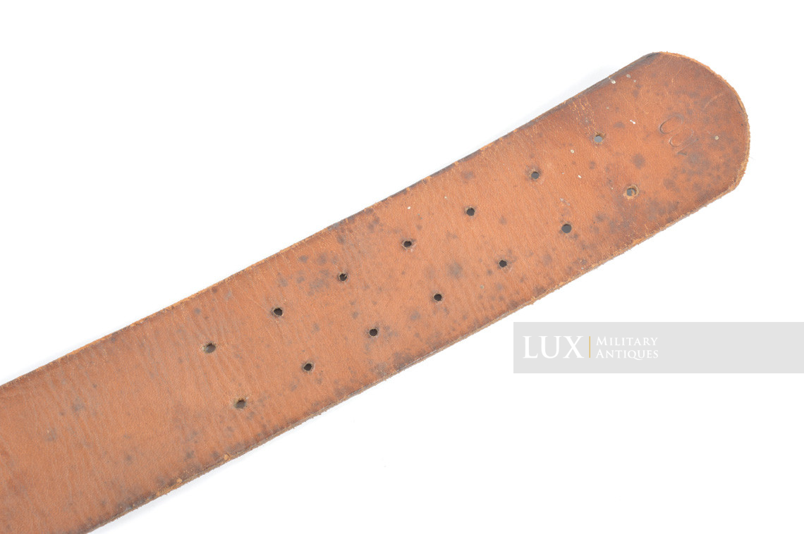 Cuir de ceinturon fin de guerre, « RBNr - 1943 » - photo 10