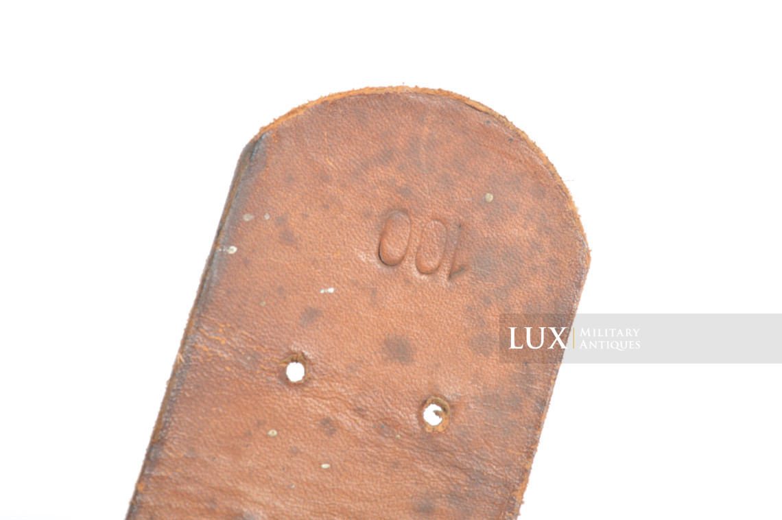 Cuir de ceinturon fin de guerre, « RBNr - 1943 » - photo 11