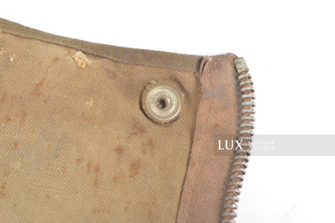 Early to mid-war German paratrooper gas mask carrying bag, « bwz » - photo 26