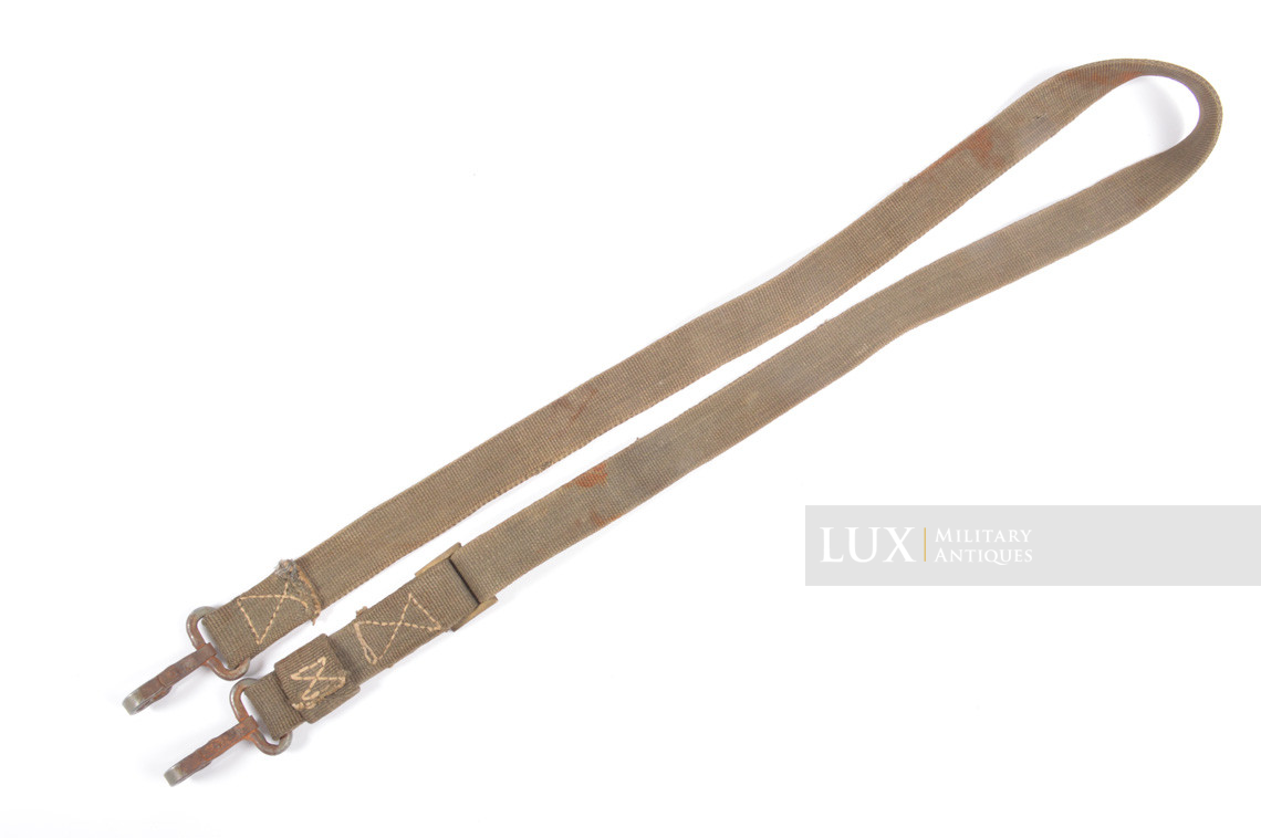 Late-war German MG34/42 optical sight box web carrying strap - photo 8