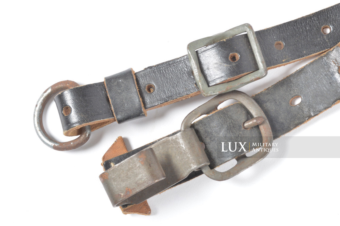 German late-war leather combat y-straps, « RBNr » - photo 7