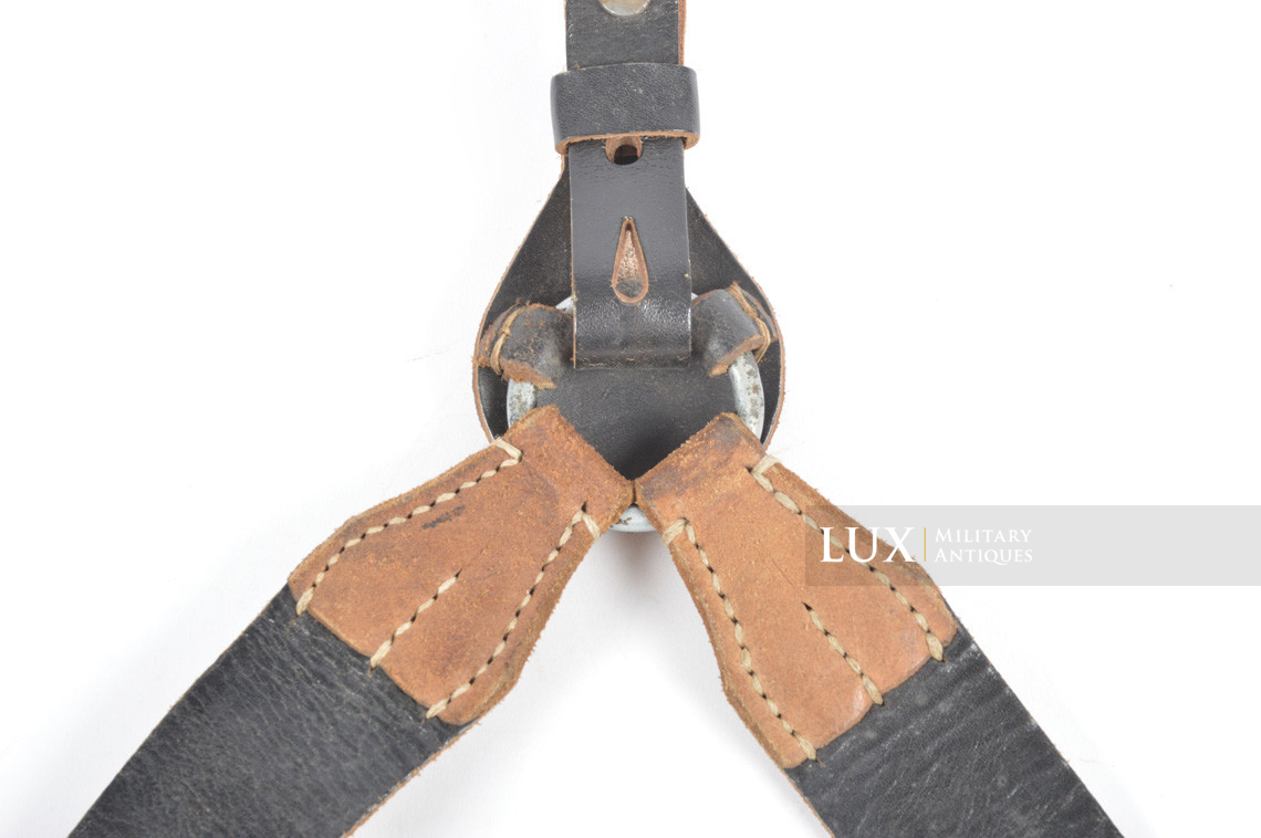 German late-war leather combat y-straps, « RBNr » - photo 11