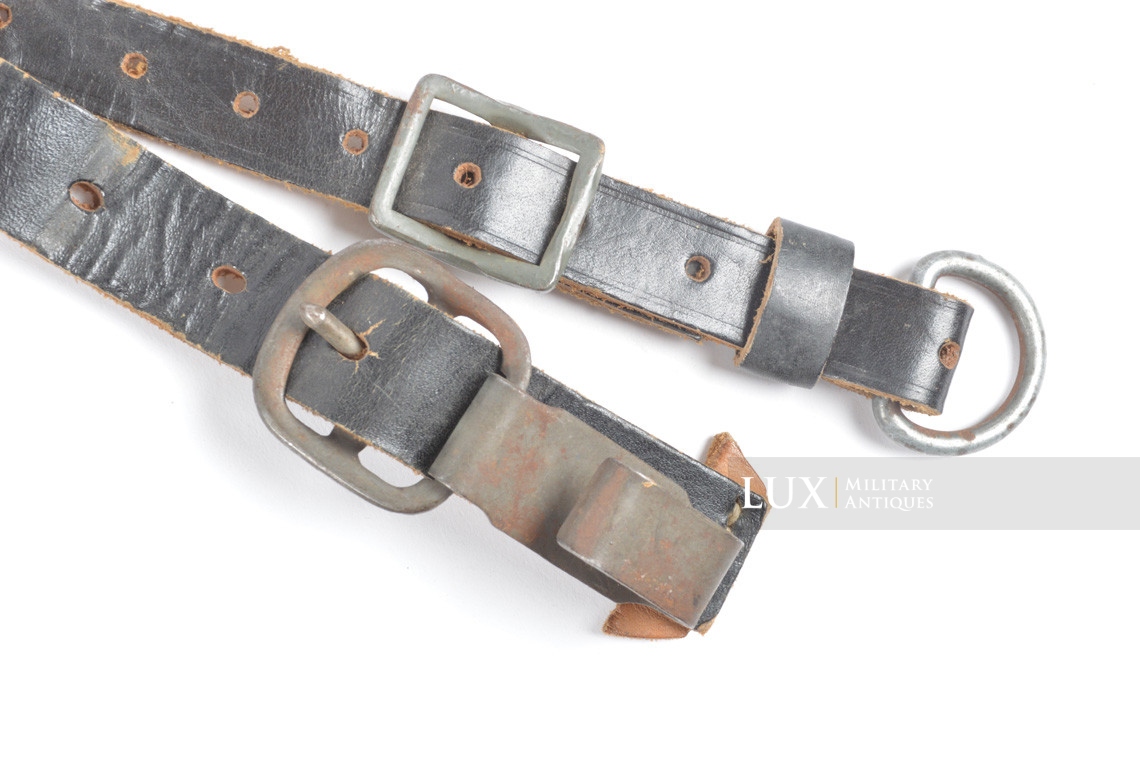 German late-war leather combat y-straps, « RBNr » - photo 13
