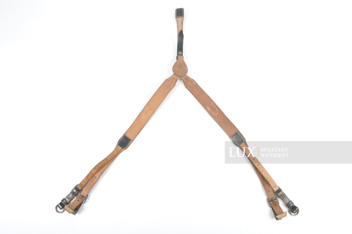 German late-war leather combat y-straps, « RBNr » - photo 15