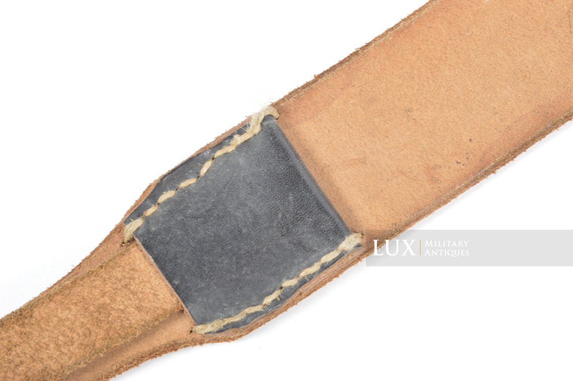 German late-war leather combat y-straps, « RBNr » - photo 17
