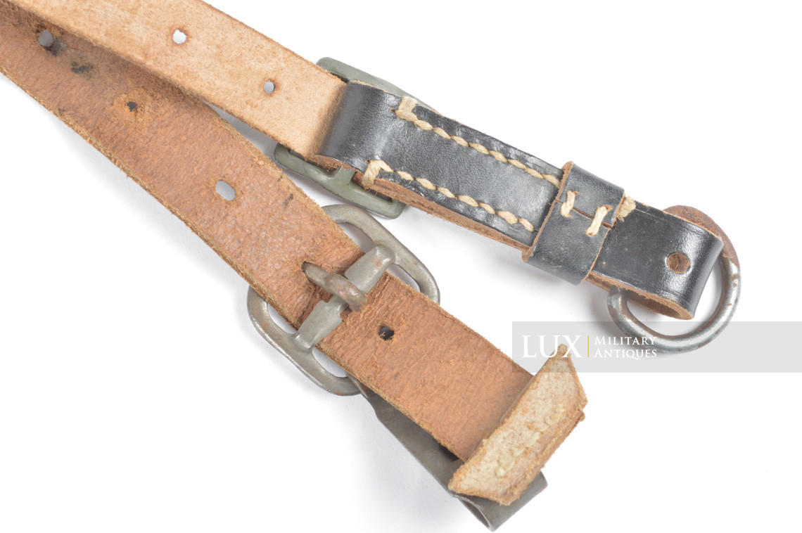 German late-war leather combat y-straps, « RBNr » - photo 21