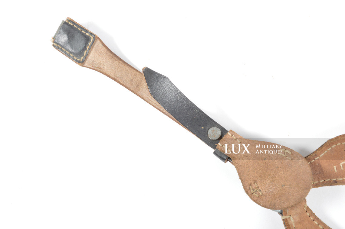 German late-war leather combat y-straps, « RBNr » - photo 21