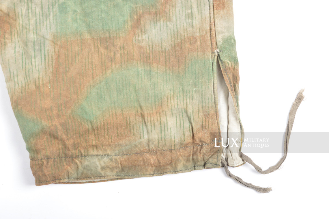 Rare Heer / Luftwaffe « Fluffy » pattern camouflage, reversible winter parka and trousers set - photo 9