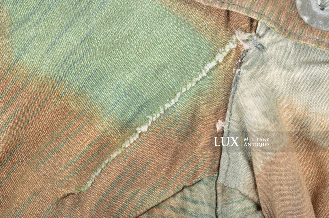 Rare Heer / Luftwaffe « Fluffy » pattern camouflage, reversible winter parka and trousers set - photo 11