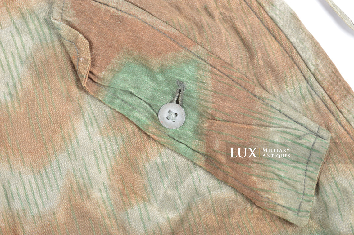 Rare Heer / Luftwaffe « Fluffy » pattern camouflage, reversible winter parka and trousers set - photo 14