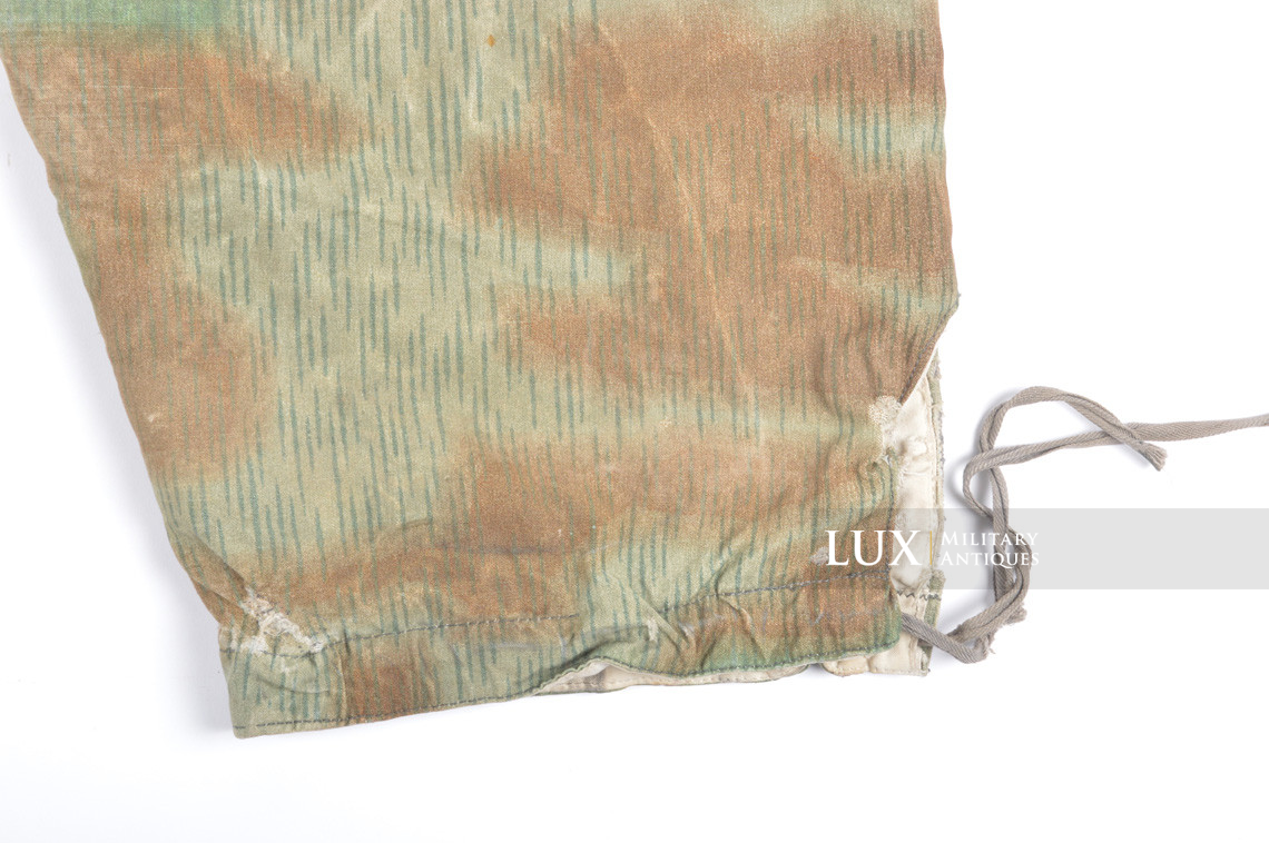 Rare Heer / Luftwaffe « Fluffy » pattern camouflage, reversible winter parka and trousers set - photo 17