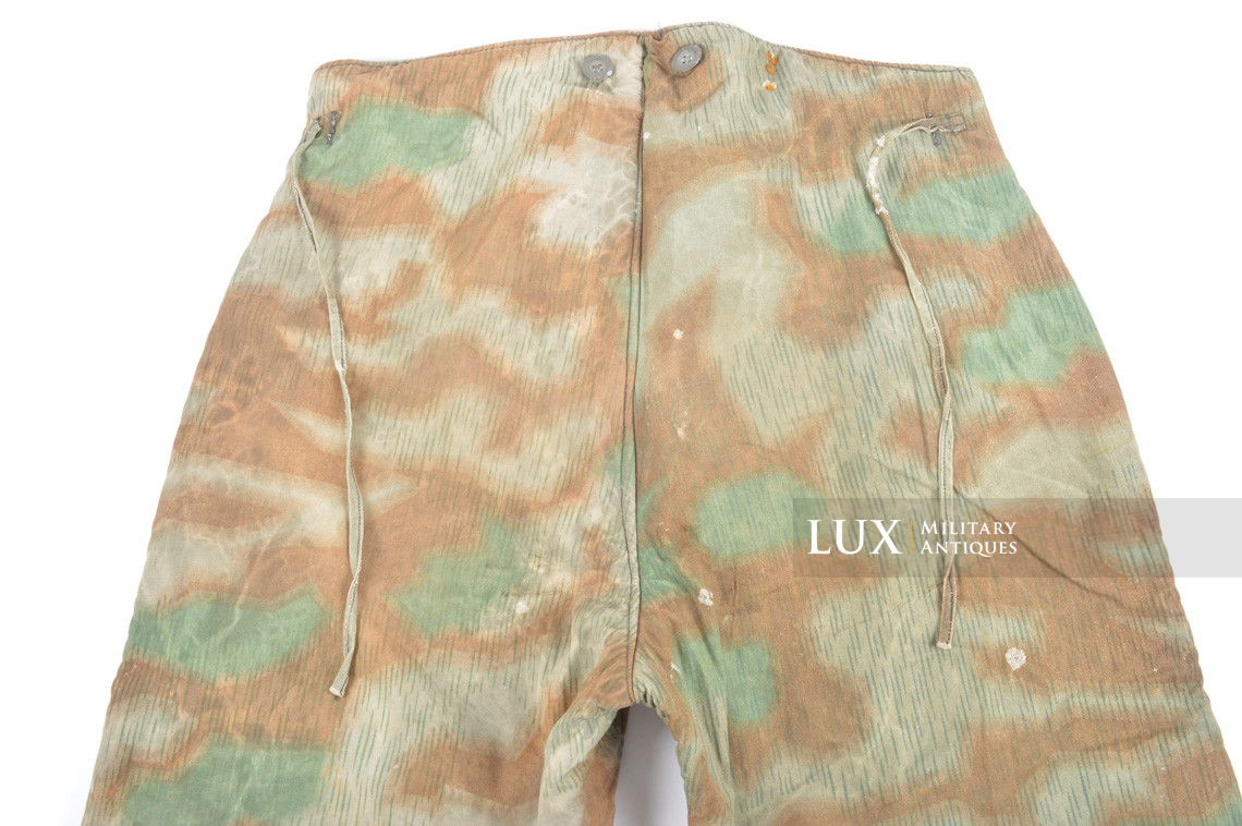 Rare Heer / Luftwaffe « Fluffy » pattern camouflage, reversible winter parka and trousers set - photo 18