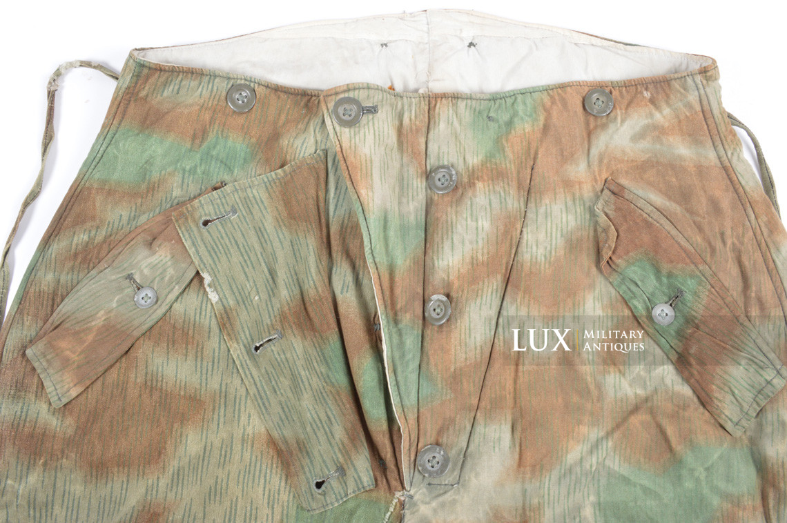 Rare Heer / Luftwaffe « Fluffy » pattern camouflage, reversible winter parka and trousers set - photo 22