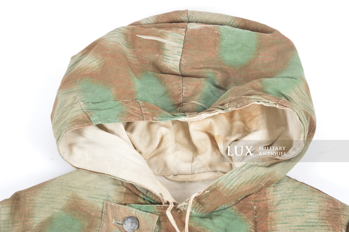 Rare Heer / Luftwaffe « Fluffy » pattern camouflage, reversible winter parka and trousers set - photo 27