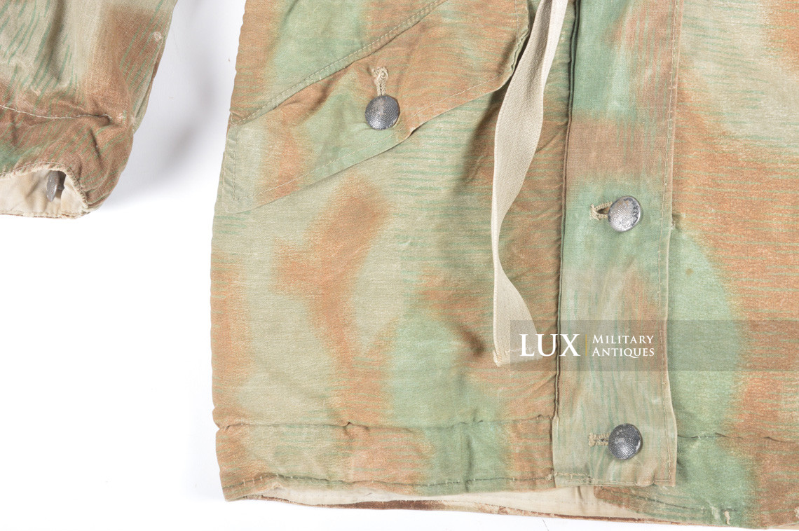 Rare Heer / Luftwaffe « Fluffy » pattern camouflage, reversible winter parka and trousers set - photo 29