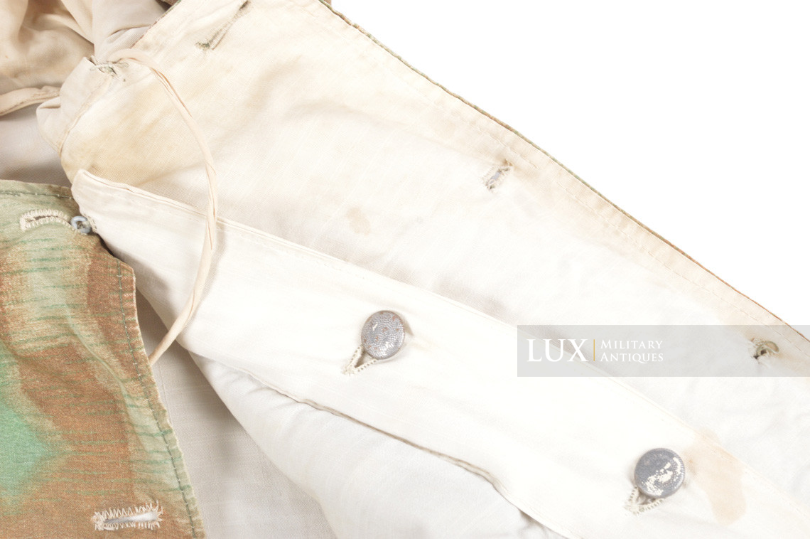 Rare Heer / Luftwaffe « Fluffy » pattern camouflage, reversible winter parka and trousers set - photo 42