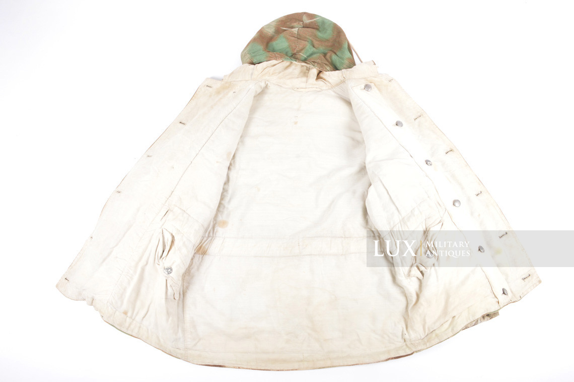 Rare Heer / Luftwaffe « Fluffy » pattern camouflage, reversible winter parka and trousers set - photo 44