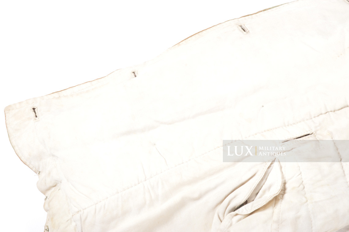 Rare Heer / Luftwaffe « Fluffy » pattern camouflage, reversible winter parka and trousers set - photo 45