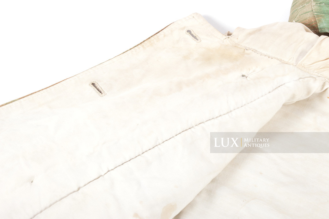 Rare Heer / Luftwaffe « Fluffy » pattern camouflage, reversible winter parka and trousers set - photo 46
